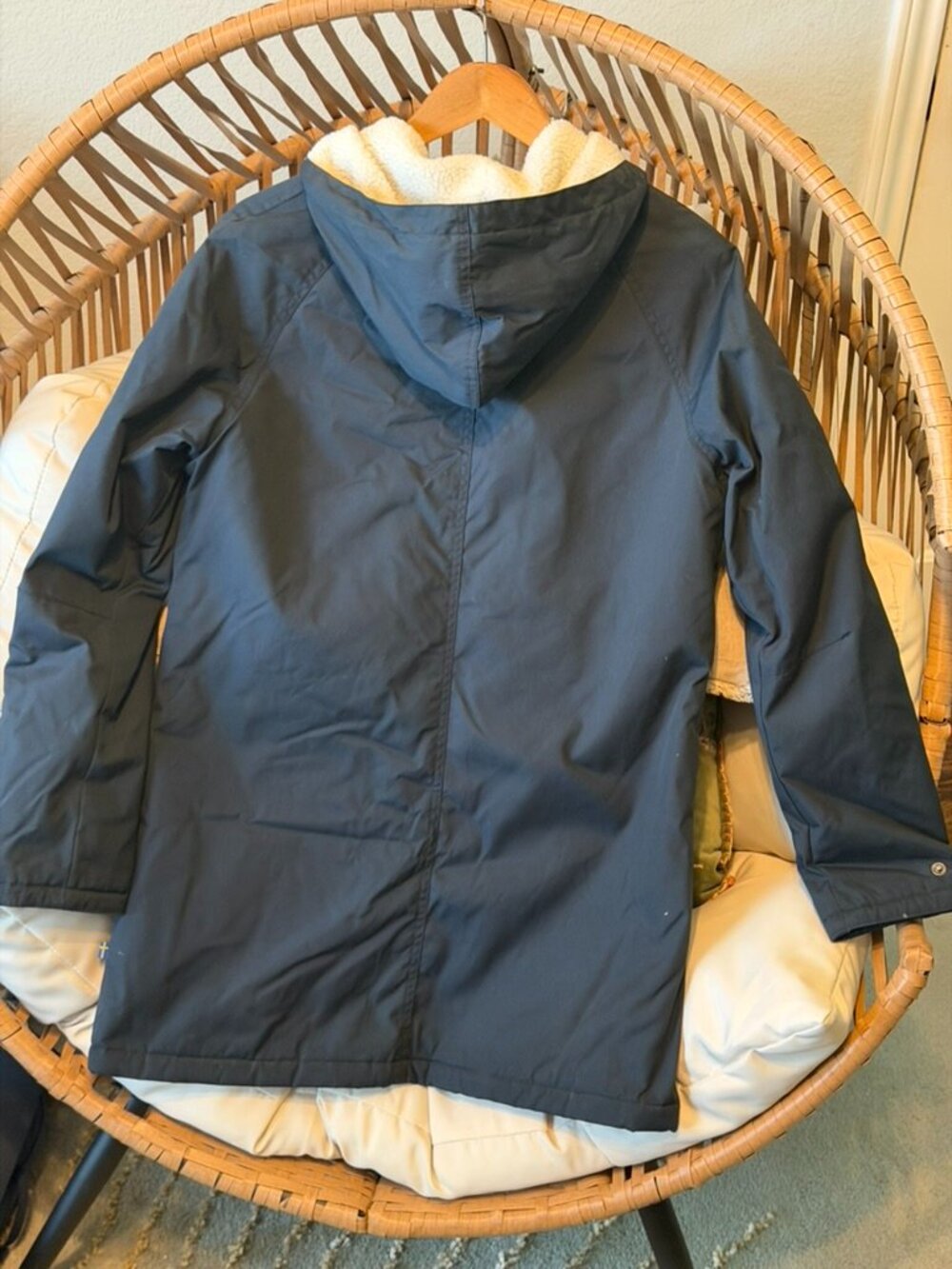 Fjällräven Women's Greenland Winter Parka - Navy Blue - Hooded Coat - Small - Picture 3 of 11